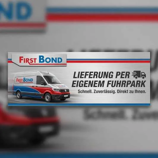 FirstBond AluminiumVerbundplatten Lieferung per Eigenem Fuhrpark