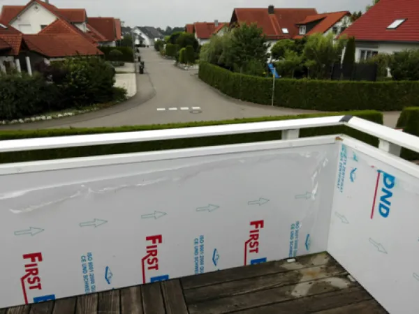 Aluverbundplatte Balkonverkleidung