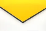 Aluverbundplatten in Gelb von FirstBond.de